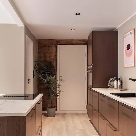 Lejlighed Dinbnb L 50 Meters To Bryggen L New 2023 L Sunny Backyard Bergen