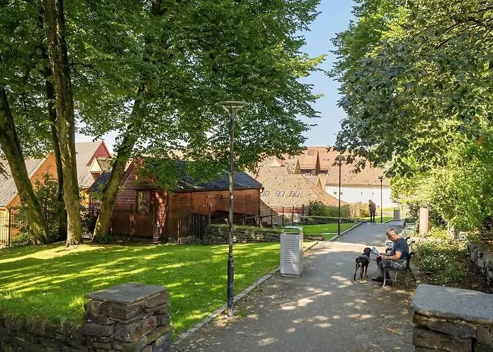 Apartmán Dinbnb L 50 Meters To Bryggen L New 2023 L Sunny Backyard *