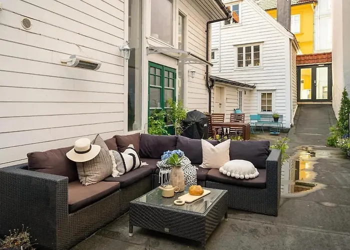 Apartmán Dinbnb L 50 Meters To Bryggen L New 2023 L Sunny Backyard Bergen